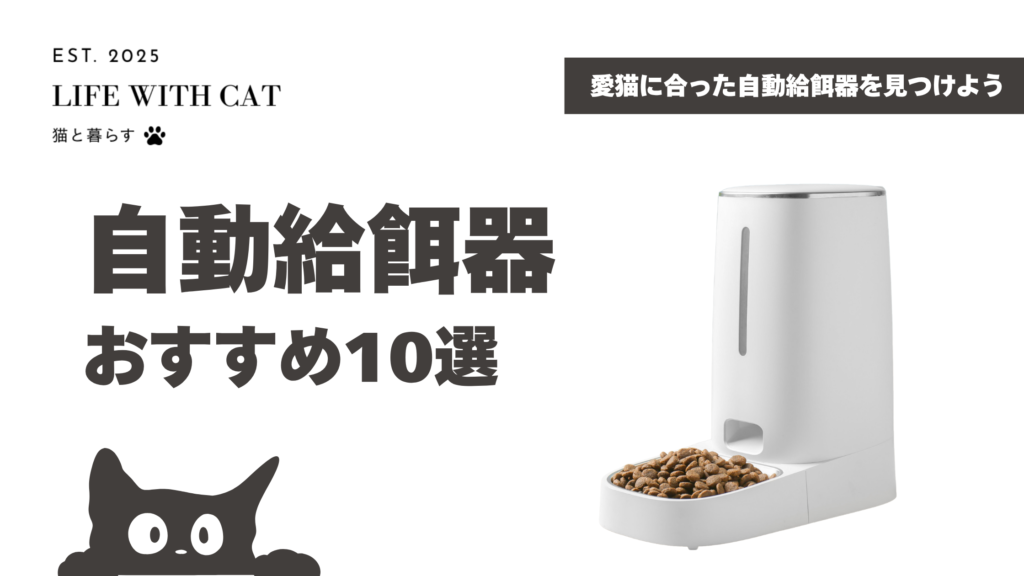 猫用自動給餌器おすすめ10選｜正しい選び方や使い方、注意点も解説